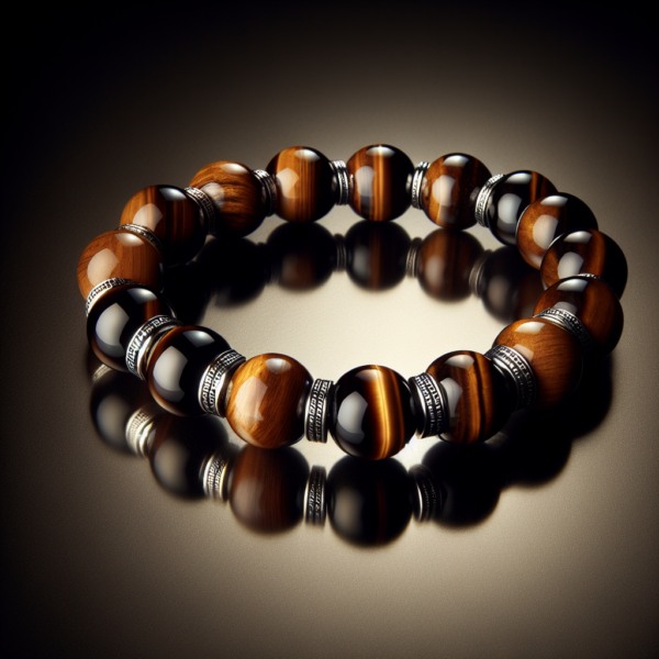 Men's Tiger Eye Beaded Bracelet No.1