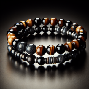 Men's Howlite Beaded Bracelet No.10