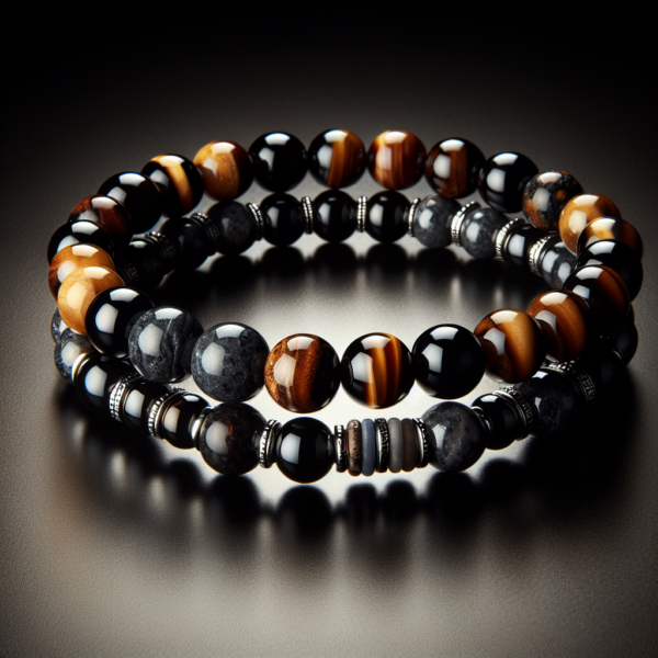 Men's Howlite Beaded Bracelet No.10