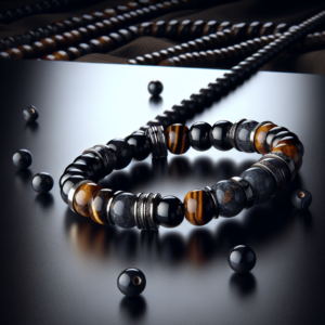 Men's Howlite Beaded Bracelet No.40