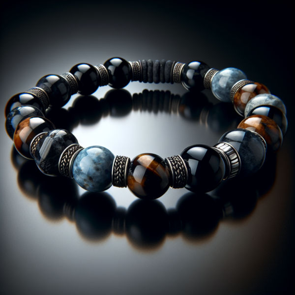 Men's Howlite Beaded Bracelet No.60