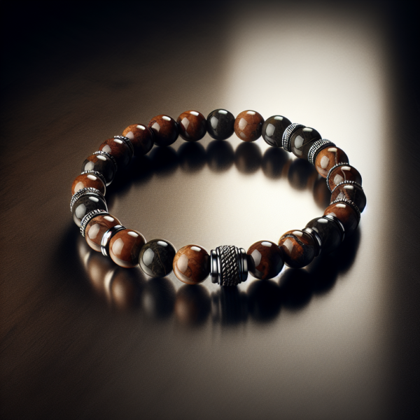 Men's Jasper Beaded Bracelet No.79