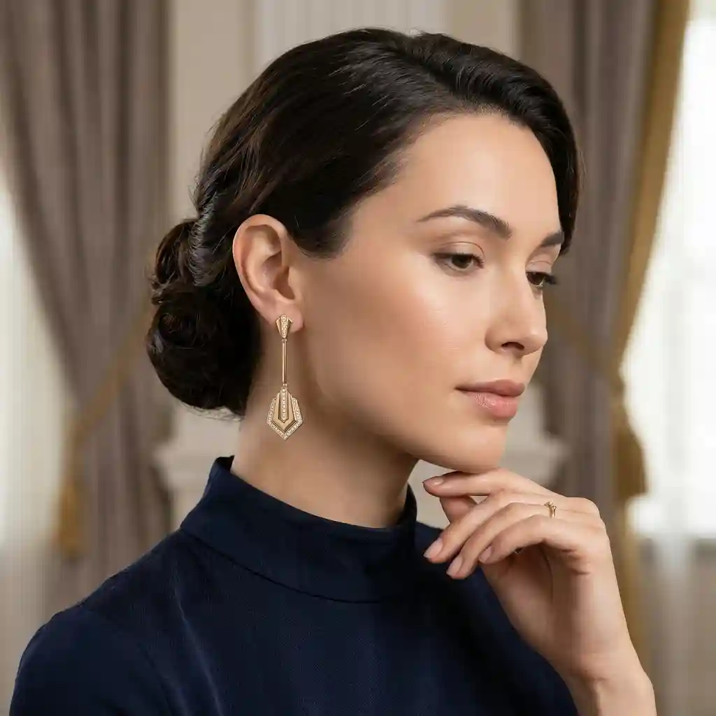 Neo-classical Drop Earrings