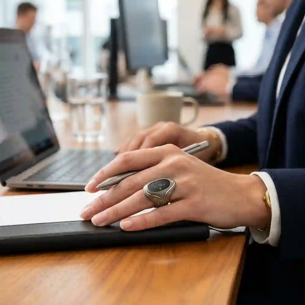 Smart Luxury Hybrid Ring